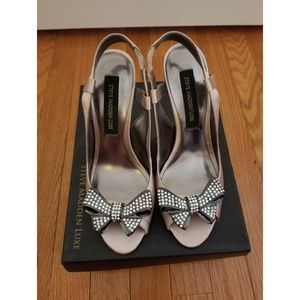 Steve Madden Luxe blush pink slingback pumps sz 7